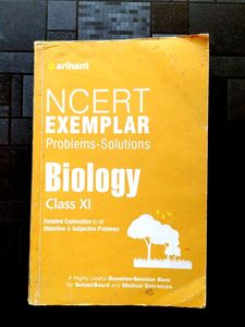 NCERT Exemplar Problem-Solutions BIOLOGY(11th)