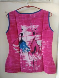 Unused, Jaipur kurti sleeveless top (s)