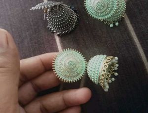 Boho Jhumka Earrings Set