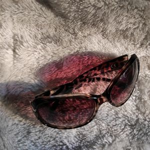 Brown | Animal Print | Soft Rectangular Sunglass