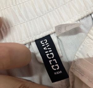 White Cargo Trouser