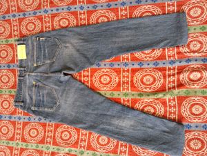 Distressed Denim Jeans