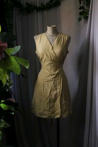 Allen Solly Wrap Type Dress - Casual Chic