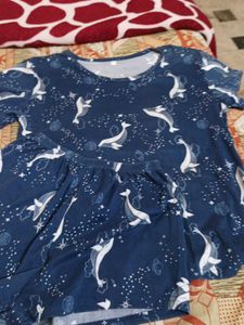 Whale Print Pajama Set