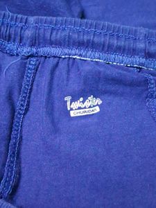 Blue Twister Churidar Leggings
