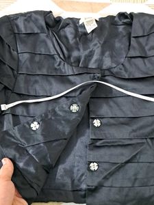 Black Pleated Jacket