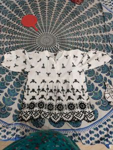 Black And White Kurti