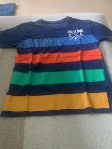 Boys casual Striped T shirt from Primark