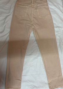 Peach Denim Jeans