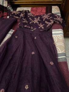 Elegant Purple Lehenga Choli Set