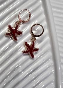 Starfish Drop Earrings