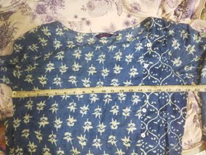 Blue Kurta For Woman