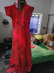 Pink Embroidered Dress