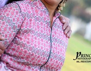 Pink Cheques Lehanga Choli. Medium Size .full Size Dhupatta