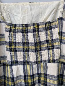 Checked Short Dress
