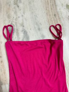 Mini Bodycon Dress Strappy Sleeves