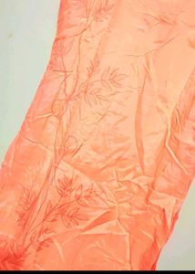 Light Orange Plazo Suit &amp; Dupatta For 34 Bust