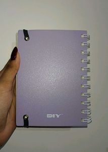 Lilac DIY Spiral Notebook