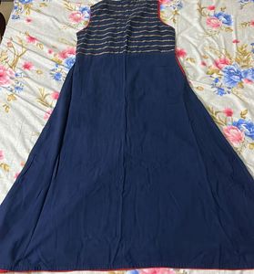 Blue A-line Kurta