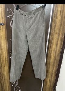 Will&#39;s Grey Striped Trousers