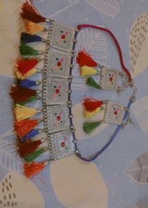 Stylish Silver-Tone Necklace Set