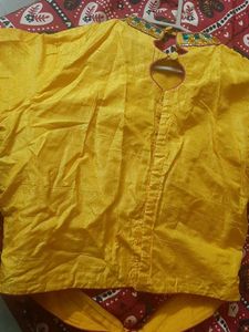Coin Reduced Haldi Blouse . Used Twice