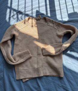 Beige Knit Sweater