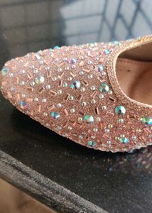 Party Wear Block Heel Shoe