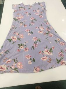 Floral Print Dress and a Pant Combo