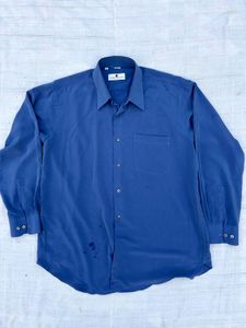 balmain Blue Long Sleeve Shirt