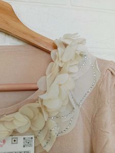 Vintage-Inspired Pink Blouse