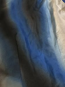 Blue Tie-Dye Sleeveless Dress