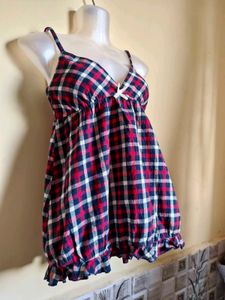 🎁Buy 2 Get 1 Free🎁 Plaid Cami Top Size S/M