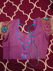 Pink Saree