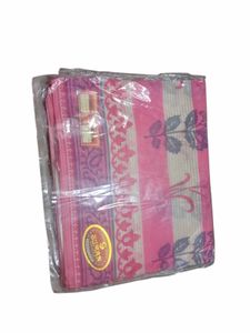 beautiful multi colour festival wear cotton saree