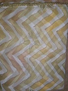 Cream Saree