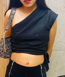 Black One Shoulder Top