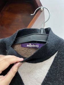 Yellow Knit Sweater Dress