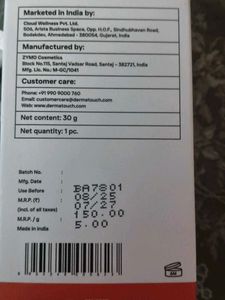derma touch face wash