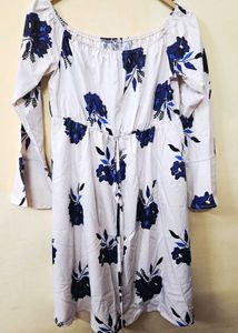 Floral Off-Shoulder Dress