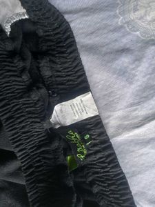 Black &amp; White Track Pants