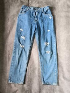 wome&#39;s shirt with denim combo