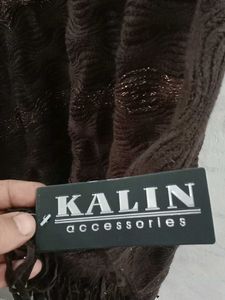 Fringed Brown Poncho