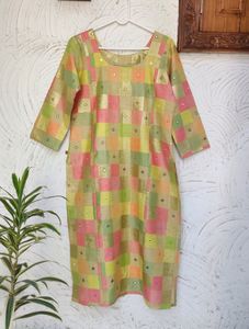 Real Mirror Work Kurta