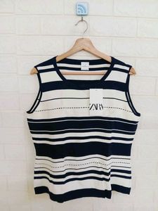 Striped Sleeveless Top