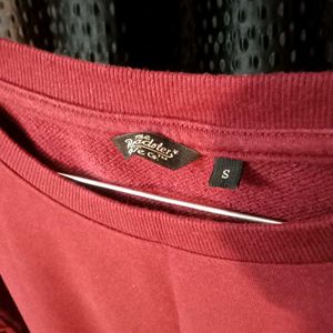 Red Pullover Sweatshirt