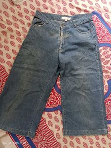 Wide Leg Denim Pants