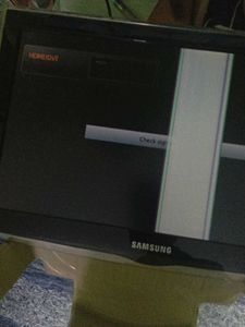 Samsung Tv Display Line Issue Working Properly