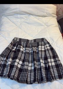 Plaid Mini Skirt