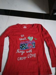 Girls Full Sleeves Tshirt
